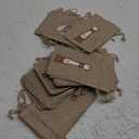 Kinlop 24 Pieces Christmas Nutcracker Burlap Gift Bags with Drawstrings 6 Designs Christmas Holiday Goody Treat Bags Linen Wrapping Candy Pouches Jewelry Pouches for Xmas New Year Party Favors