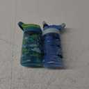 Contigo Aubrey Kids Water Bottle with Silicone Straw and Spill-Proof Lid, 14 oz, 2 Pack, Whales & Dragon