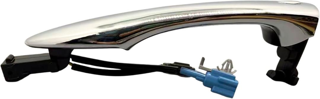 Left Driver Side Front Exterior Door Handle Compatible with Nissan Armada 2017 2018 2019 2020 2021 2022-2024 Compatible with Infiniti QX80 2017-2024 (Driver Side Door Handle Without Cover)