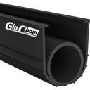 Ginchain Garage Door Seals Bottom Rubber Weather Stripping Kit with 1/4" T-Ends Seal Strip Replacement, Universal U+O Ring Weatherproof Threshold Buffering Sealing Rubber