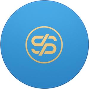 SLOWPLAY Godel Ceramic Poker Chips in Bulk, Casino Grade Ceramic 12-Gram Poker Chip for Texas Hold'em, 43mm Professional Chips Pack of 50 (Blue)