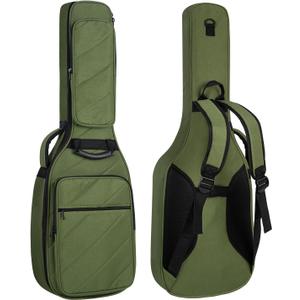 MUZNOTE Guitar Bag Electric Case Reinforced 0.7 In Thick Sponge Soft Padded Guitar Case with 3 Pockets Electric Guitar Gig Bag, Neck Cradle,Back Hanger Loop for 39 Electric Guitars