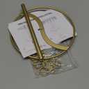 Dahey Metal Claw Clip Organizer Holder Stand Storage Display Hair Accessories Bedroom Bathroom College Dorm Room Decor for Women and Girls, Gold