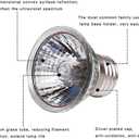 25W UVA+UVB Reptile Bulbs(4 Pack)- 110V Lizard Lamp Heating Lamp Spot Lamp for Turtle Aquarium Aquatic Reptile Lizard Habitat Heat Light
