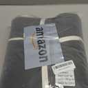 Cooling California King Duvet Cover Set 3 Pieces-100% Washed Cotton with Chic Wide Trim Design Linen Like Textured Ultra Soft Cozy Bedding-Zipper Closure(Hemmed Solid Black,Cal King 104"x98")