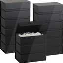 Black Magnetic Gift Box 15 Pack 12X6X4 Inch Foldable Gift Boxes Bulk Black Gift Boxes with Lids Packaging for Small Business Luxury Gift Box Shredded Paper Filler