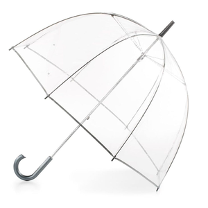 Totes Adult Bubble Umbrella with Dome Canopy and Lightweight Wind and Rain Protection (51 inches, Clear - 1pk)