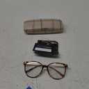 Gaoye Blue Light Blocking Glasses Women/Men, Fashion Round Cateye Frame UV Ray Filter Computer Gaming Glasses (*1-tea Leopard/Transparent Lens)