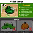 Floor Gap Fixer Tool, Heavy Duty Suction Cup Tool with Aluminum Handle, Floor Gap Repair Tool with 5pcs Reusable Sticky Pads for Uneven Laminate & Hardwood Flooring Tools