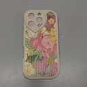 Lovmooful Compatible for iPhone 16 Pro Case Cute Flower Floral with Love Lens Bumper Protector for Girls Women Soft TPU Shockproof Protective Girly for iPhone 16 Pro-Colorful Flower