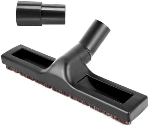 12" Universal Vacuum Cleaner Floor Brush Attachments 1 1/4 inch(32mm) for Shark Vacuum Brush Attachments,360° Swivel Hardwood Brush & Adapter with Horse Hair Attachments for Shark Vacuums Accessories