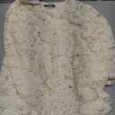 PRETTYGARDEN Women's Dressy Casual Lace Blouse Long Sleeve Button Up Shirts Tops Spring Fall Fashion Clothes  (Beige, Small)