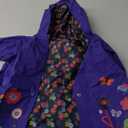 Arshiner Girl Baby Kid Waterproof Hooded Coat Jacket Outwear Raincoat Hoodies (2-3T, Dark Violet)