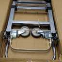 Convertible Hand Truck Dolly Cart, Folding Hand Cart with Wheels Collapsible Hand Truck, Aluminum Dolly Cart for Moving Luggages, Boxes, Large Cartons, 500 Lbs Load Capacity (Improved Four Wheel Convertible Hand Truck)