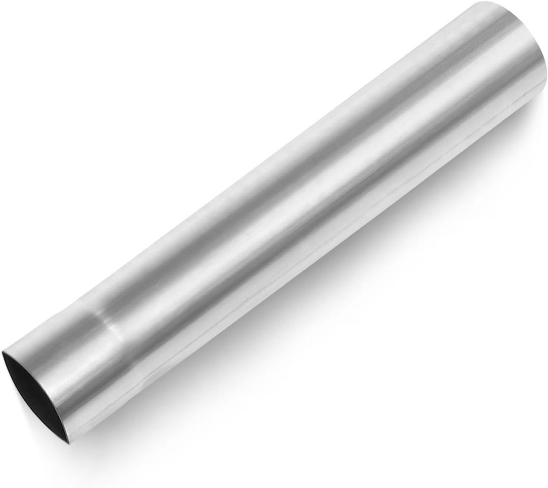 LCGP 2.5" Custom Mandrel Straight Exhaust Pipe, 20" Long, Made of High Quality Stainless Steel Fit 2.5 Inch Exhaust Pipe