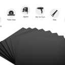 KAITELA Black ABS Plastic Sheet 18" x 24" x 0.060" Moldable Flexible Thermoplastic Board 1/16" Thick (1.5mm) for Craft Projects, Robotics Competitions - Textured & Smooth Surface, Pack of 2