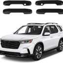 Car Exterior Door Handle Cover Protector Compatible with Honda Pilot 2023-2026/ Honda Passport 2026 Accessories, ABS Auto Outside Door Handle Decorative Cover Trim, 4PCS (Glossy Black)