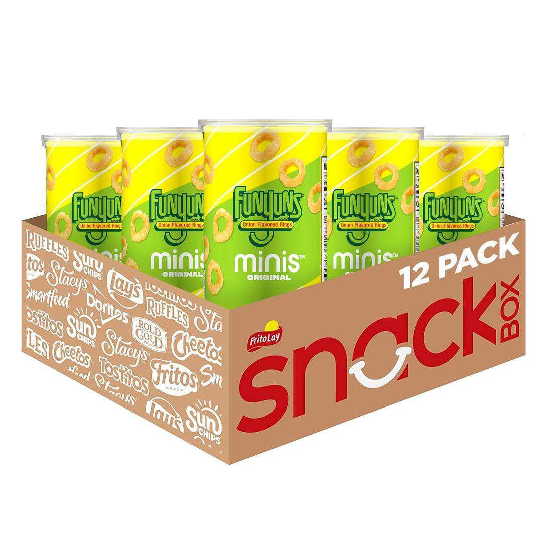 Minis Canisters, Funyuns Original, 1.125 Ounce (Pack of 12) (EXP 11/03/26)