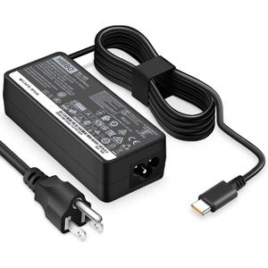 Charger Compatible with Lenovo Laptop Computer 65W 45W USB C Fast Power Adapter