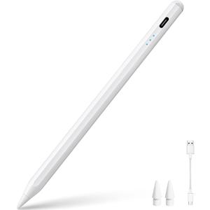 Apple Pencil Active Stylus Pen Compatible with iPad Pro/9/7/6/Mini 5-6/Air3-5 (White)