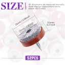 Swpeet 52Pcs 24mm Brown Furniture Felt Pads Non Slip Furniture Pads with Screw-on Felt Pad Furniture Slider Floor Protector for Wooden Leg Feet of Chair Table Sofa