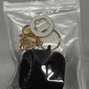 Case Cover for Apple Airpods 4 - VOTILE Airpods 4 Cases 2024 Cover Women Silicone iPods 4 Earbuds Wireless Accessorie Charging Cases Girl Bling Keychain for Airpod iPods 4th Generation - Black