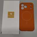 Miracase Magnetic for iPhone 17 Pro Max Case, Compatible with MagSafe, Integrated Silicone Camera Control Cover, 3.0mm Thicken Shockproof Drop Protection Phone Case for 17 ProMax, Orange