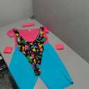 Morph 80s Workout Outfit for Women 90s Retro Workout Outfits 80 s Aerobics Outfit Halloween Costume for Womens (Medium)