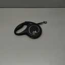 FLEXI New Classic Tape Retractable Dog Leash for Medium Dogs Upto 55 lbs.  16 ft., Black | Tangle Free Pet Walking Leash with One-Handed Brake, Pause, Lock|German Quality Product