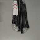 Tension Rods for Windows 28 to 48 Inch Black Curtain Rods no Drilling Tension Curtain Rod Adjustable Curtain Rods Expandable Pressure Spring Tension rod for Closet, Doorway