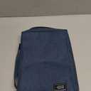 Christian Art Gifts Men/Women's Bible Cover Jesus Fish, Blue Canvas, Medium