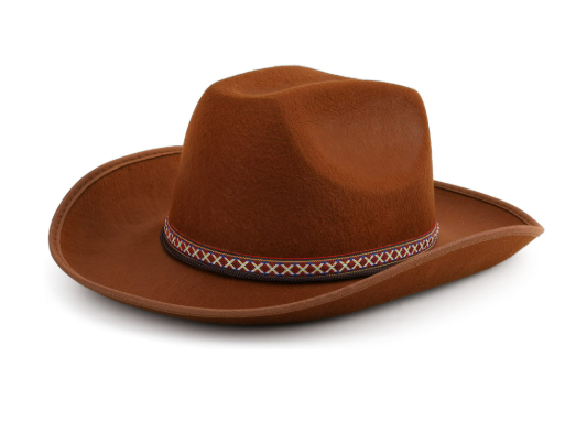 Pro Celia Felt Women Cowgirl Men Western Cowboy Hat 4 Pack Brown