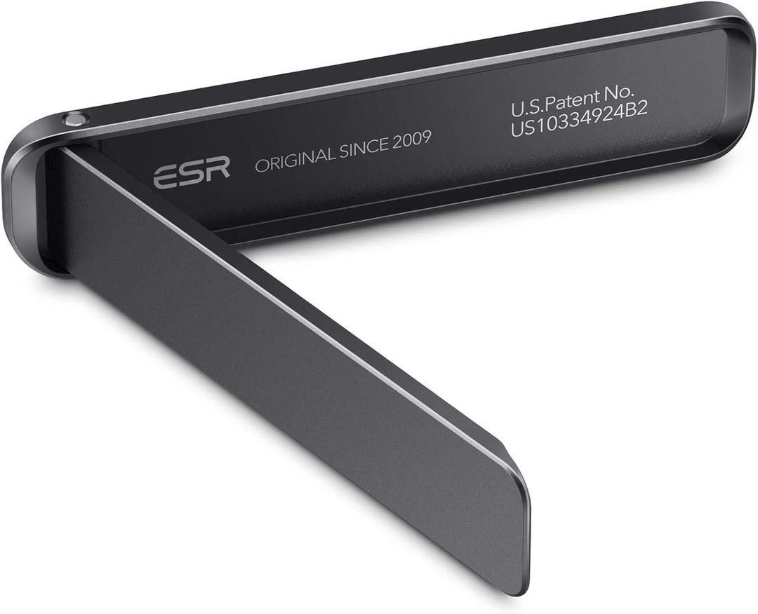 ESR Boost Phone Kickstand, Vertical and Horizontal Stand, Adjustable Angle, Compatible with iPhone Air 17 Pro Max, iPhone 16/15/14/13/12, Samsung Galaxy S25/S24/S23 Series, Google, Black