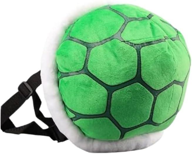 Turtle Backpack Turtle Shell Backpack Cosplay Clothing Accessories Props Soft Plush Cartoon Toy, 11.4 inches