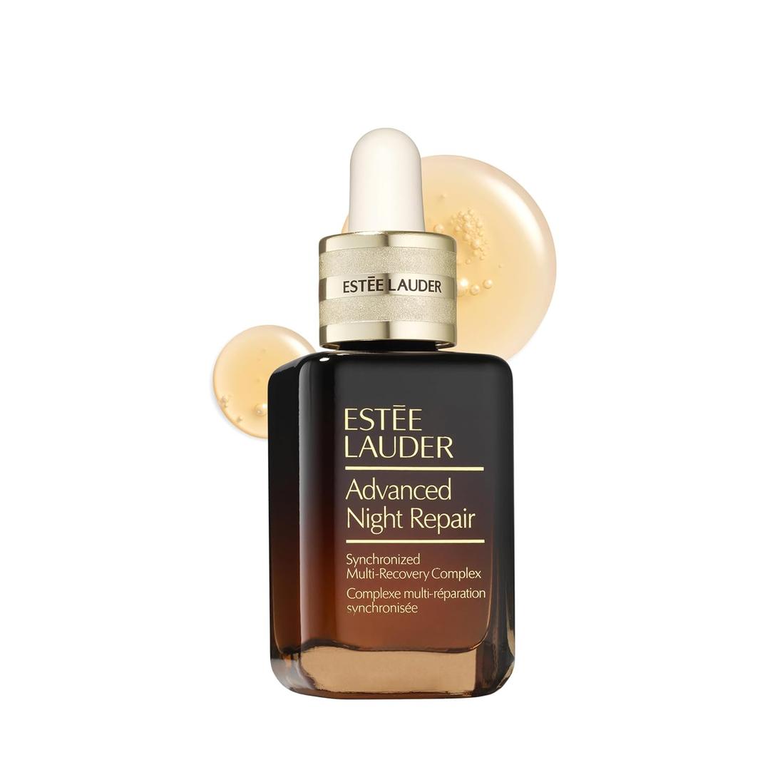 Estée Lauder Advanced Night Repair Face Serum Synchronized Multi-Recovery Complex with Hyaluronic Acid & Peptides| Anti Aging & Hydrating, 1 Fl Oz