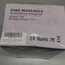 Knee Massager Smart with Heat, Red Light and Massage Therapy, 3 Vibration Modes and 3 Heating Levels, 2026 Updated Edition, LED Vitality Joints Knee Massager, Gifts for Grandma & Grandpa, Black