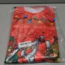 Colorful House Unisex's Ugly Christmas Jumper Sweater Printed Pullover,3D Funny Digital Print Sweatshirt Suit for Men Woman (Red)