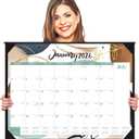 2026 Desk Calendar - Large 2026 Desk Calendar 22'' x 17'', Jan 2026 - Dec 2026, 12 Months Calendar 2026, Desk Pad, Large Ruled Blocks, Notes Section, Great Desk/Wall Calendar Organizer