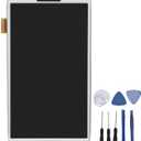 LCD Screen Replacement, Phone LCD Display Digitizer Replacement Assembly with Disassembly Repair Tools Kit, for Samsung Galaxy S4(White)