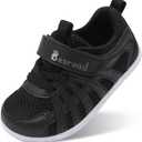 Besroad Toddler Shoes Boys Girls Barefoot Sneakers Kids Breathable Walking Shoes Lightweight Strap Non-Slip Sole Tennis Shoes 162