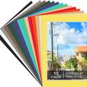 15 Pack 24x36 Picture Mats for 20x30 Photos, Mixed Colors