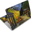 12.1-15.6 Inch Laptop Skin Decal, Universal Reusable Vinyl Cover Sticker for Notebook PC, Waterproof Art Protector - Terrace of The Cafe