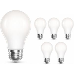 Incandescent Light Bulb Frosted 40W, A19 Bulb, Pack of 6