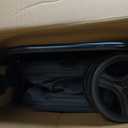 3 in 1 Pet Stroller with Removable Carrier, Folding Stroller for Small/Medium Dogs and Cats, Waterproof, All-Terrain, with Sun Shades, Car Seat (Dark Gray)