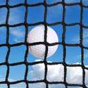 IUZEAI Golf Practice Net - Heavy Duty Nylon Netting, 10x10ft/10x15ft/10x20ft (Black)