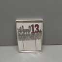 Happy 13th Birthday Silver & Pink Rhinestone Cake Topper - Cheers to 13 Years Old Thirteen Bday Metal Sparkly Cake Centerpieces Topper Decorations Sign.
