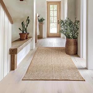Vintage Soft Dark Brown Runner Rug for Bedroom,Rectangle Non-Slip Comfortable Dirt-Resistant Weave Area Rugs for Living Room Dining Room Kids Room Home Decorative, 3 x 4.9 Ft (2'11" x 4'11" (Rectangular), Alice)