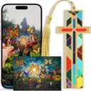 Bookmark with Tassel - Exquisite Handmade Metal Bookmark for Women and Men - Perfect Religious Gift for Book Lovers