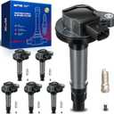 OEM Performance Set of 6 UF553 Ignition Coils & Double Iridium Spark Plug Fits for Ford Edge Taurus Flex Taurus SEL Taurus X Taurus Limited Fusion Mercury Sable Mazda CX-9 6 Lincoln MKX MKS MKT MKT