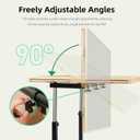 ALL4JIG 1500 Pieces Puzzle Table with Legs and Wheels, 24.92"33.58" Wooden Jigsaw Puzzle Table with 4 Drawers & Cover,Upgraded Stability & Optimized Lightweight Design,Vertical Placement Option